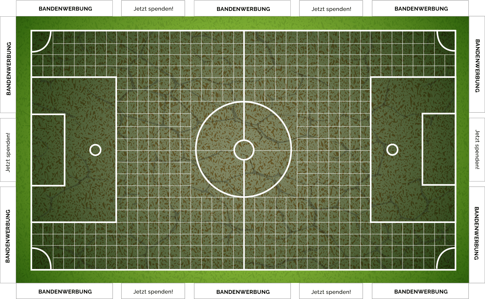 Fussball L mit Banden